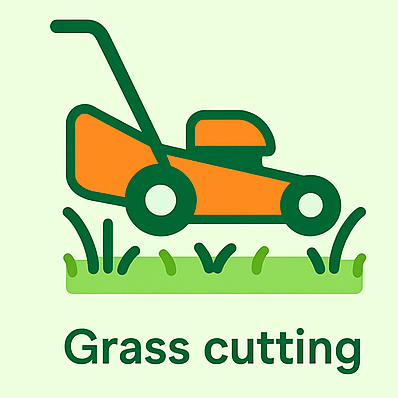grass cutting icon
